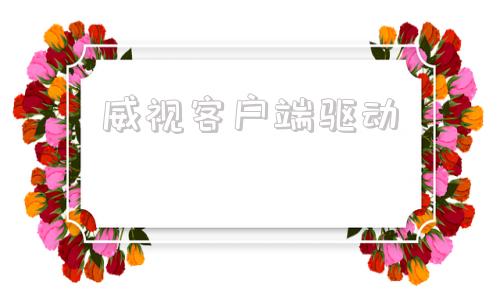 威视客户端驱动唯视通摄像头客户端下载-第1张图片-太平洋在线下载