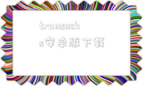 transocks安卓版下载transocks穿梭官网免费